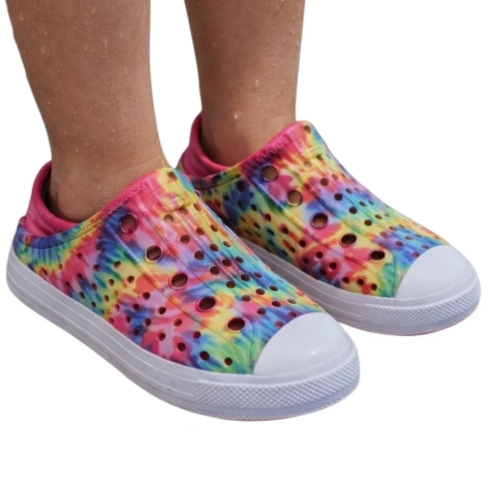 Skechers Foamies Guzman Steps Aqua‎ Surge Tie-Dye Water Shoes Kids